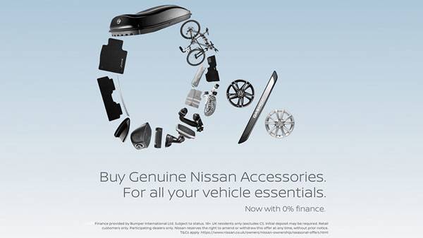 0% FINANCE ON GENUINE NISSAN ACCESSORIES & VEHICLE REPAIRS